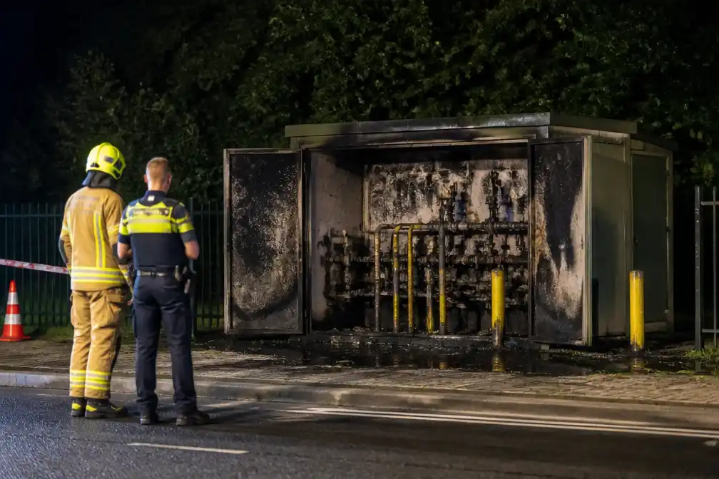 Brand bij gascabine in Beringen-Mijn; politie onderzoekt mogelijke brandstichting