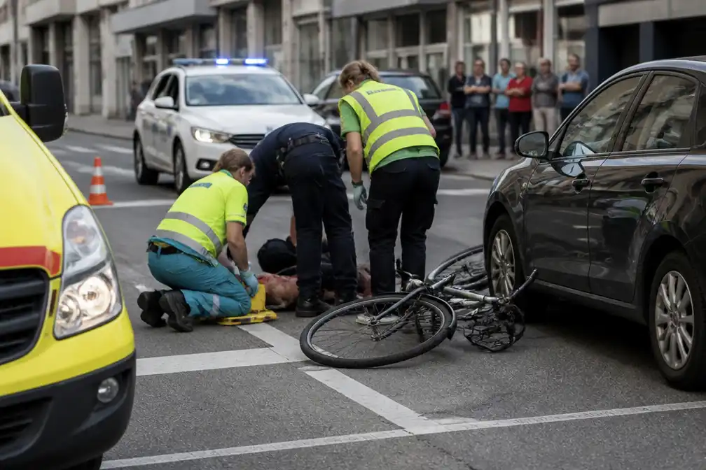 Zeventiger op fiets gewond bij aanrijding in Oostende, niet in levensgevaar