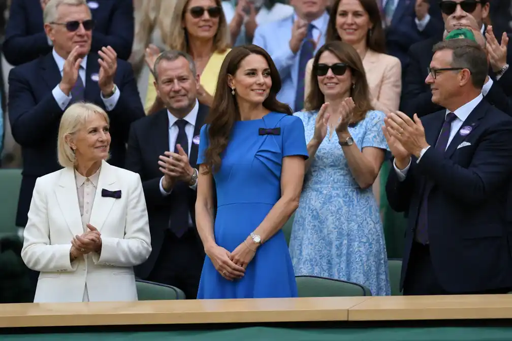 Prinses Catherine krijgt staande ovatie bij vrouwenfinale Wimbledon