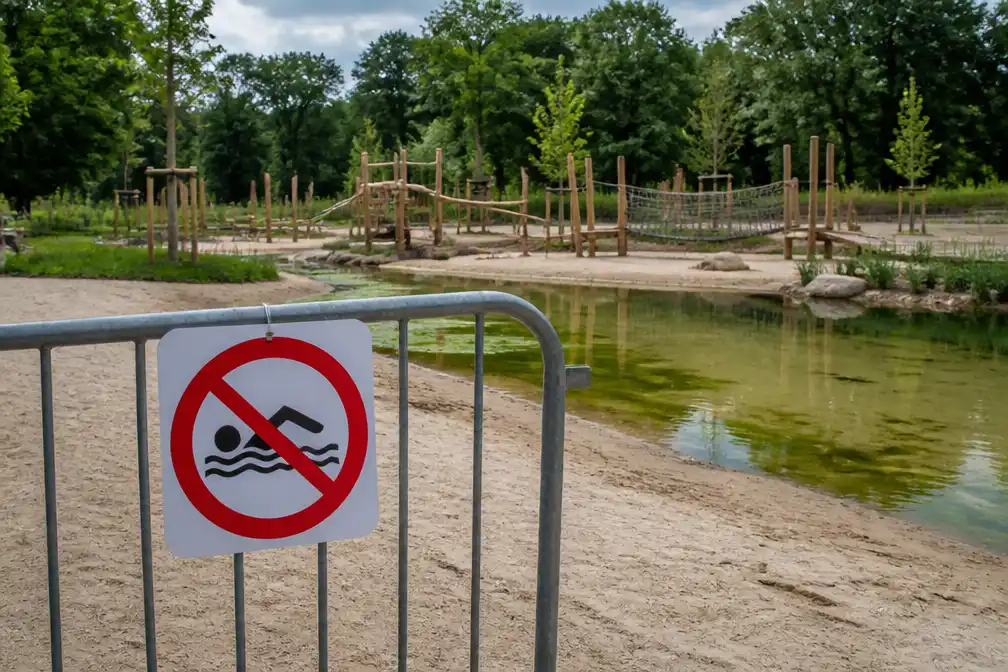 Speelbos Ter Beke dicht na vaststellen blauwalgen in water