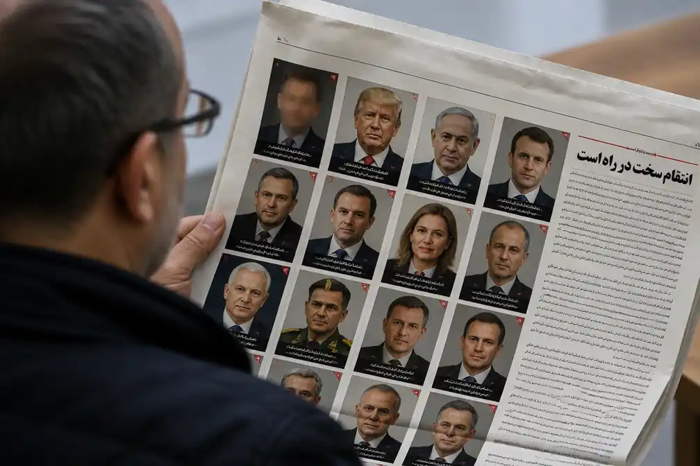 Iraanse krant publiceert dodenlijst met 13 doelwitten, onder wie Trump, Netanyahu en Europese leiders