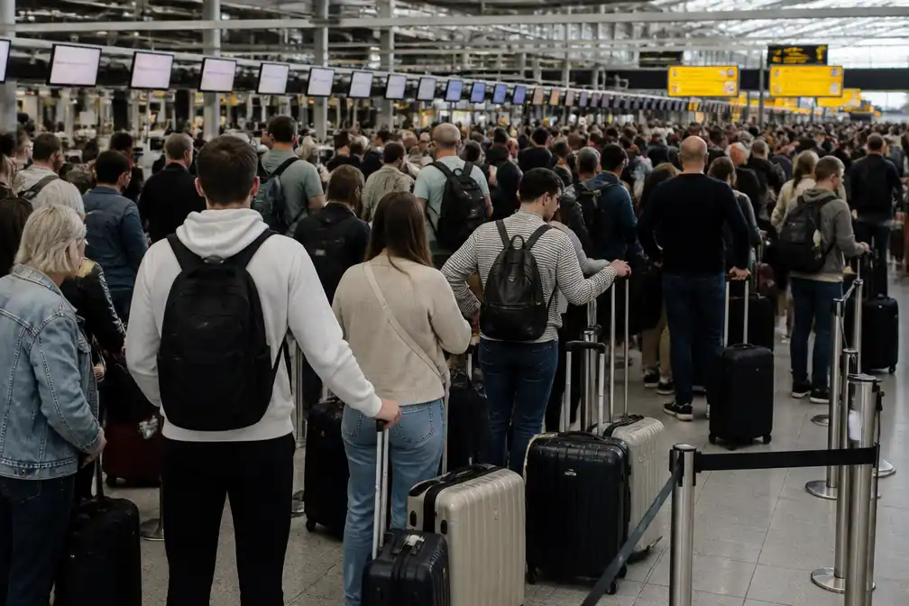 Tientallen Transavia-passagiers missen vlucht op Schiphol door lange rijen