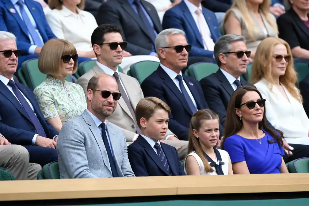 Koninklijke familie en beroemdheden bij mannenfinale Wimbledon