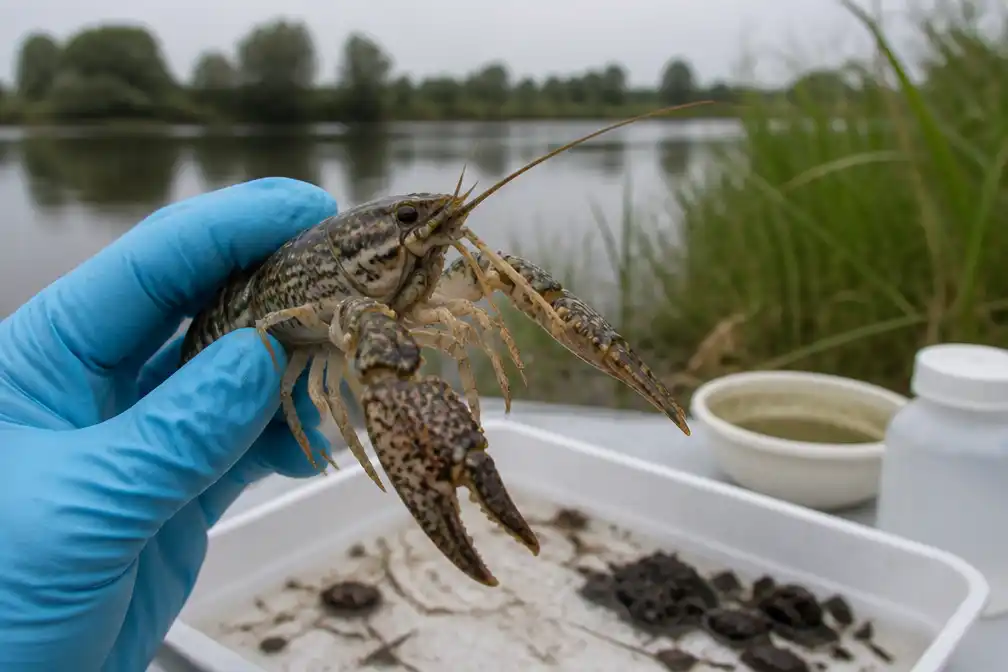 Invasieve calicotrivierkreeft aangetroffen in Nederlandse wateren