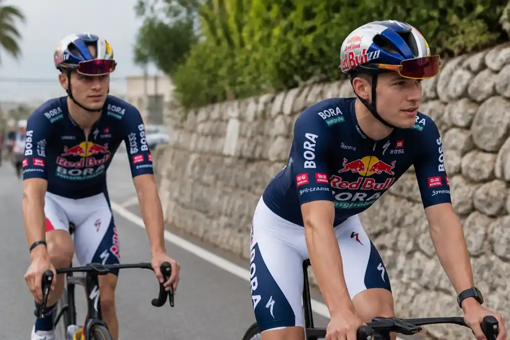 Red Bull pakt uit met 'Lucky 13'-shirt op rustdag Tour; Evenepoel rust uit