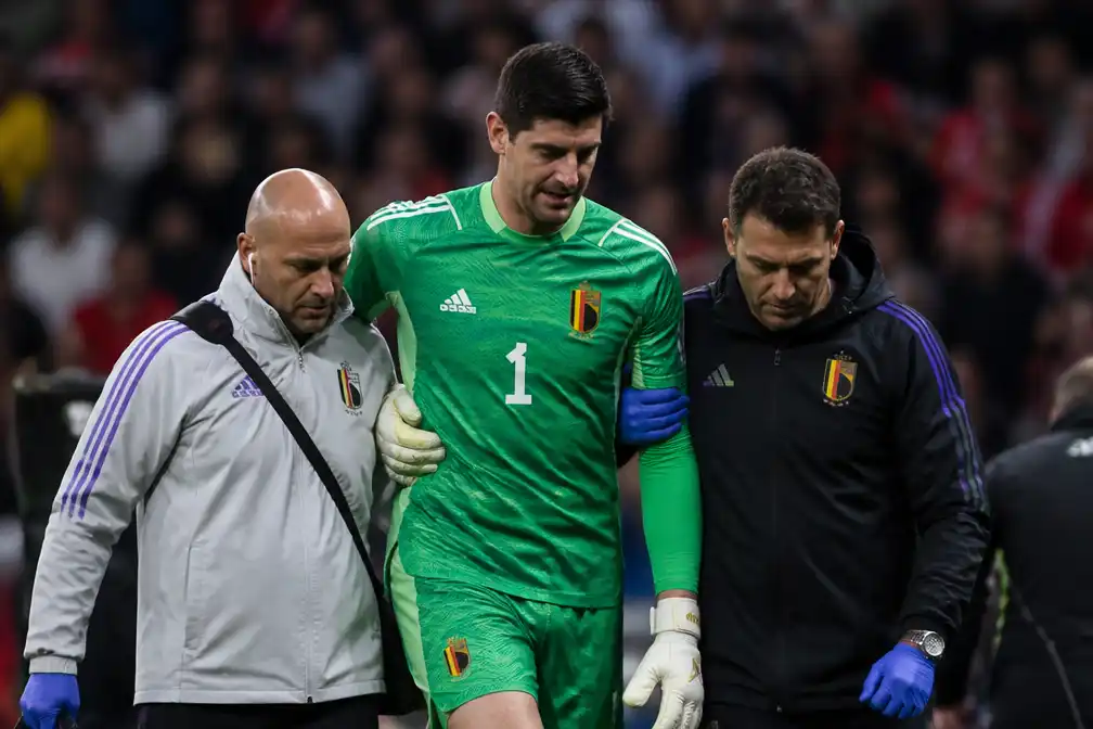Thibaut Courtois heeft geen zware blessure na WK-wissel