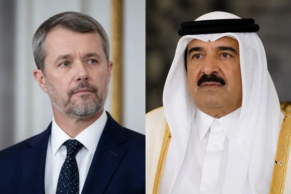 Koning Frederik X van Denemarken betuigt medeleven na overlijden voormalig emir Qatar