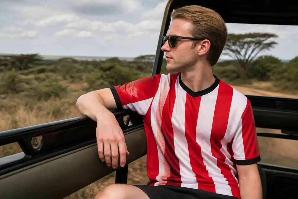 Bankzitter Robbie van de Graaf per ongeluk mogelijke nieuwe PSV-shirt in verwijderde foto