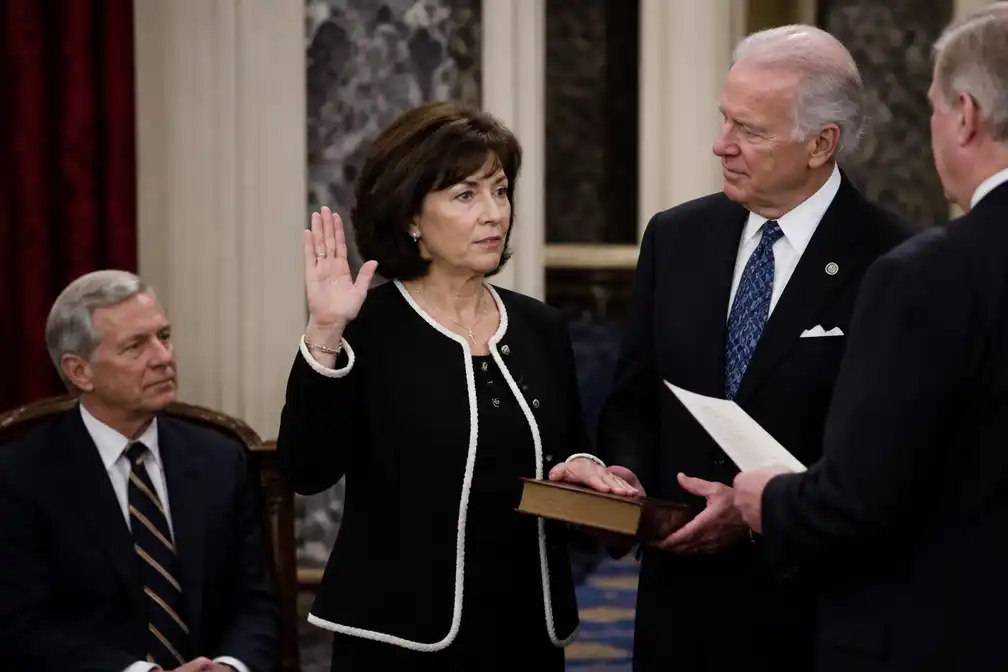 Darline Graham beëdigd als opvolger van overleden broer Lindsey Graham in Senaat