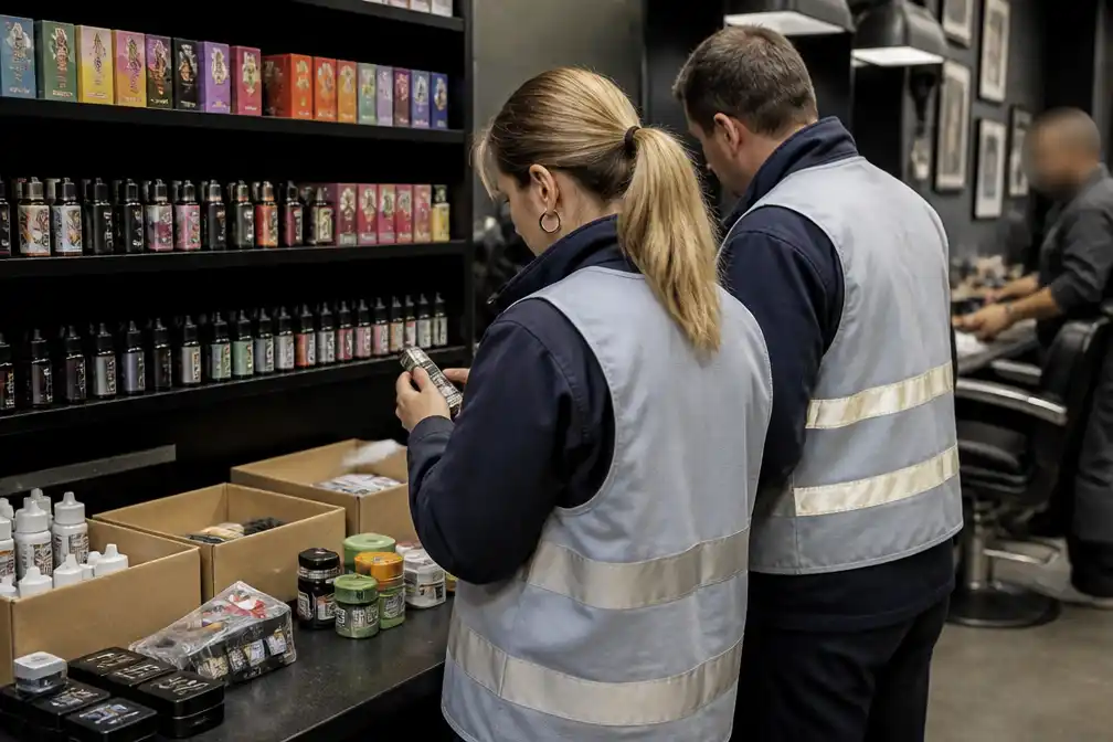 Politie neemt 222 verboden producten in beslag bij barbiers en vapeshops in zone Carma