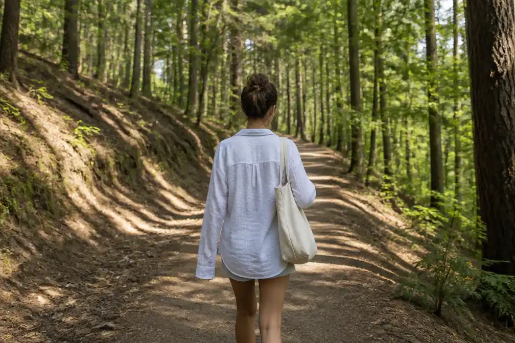 Monica Geuze voelt zich onveilig tijdens boswandeling, wenst dat ze een man was
