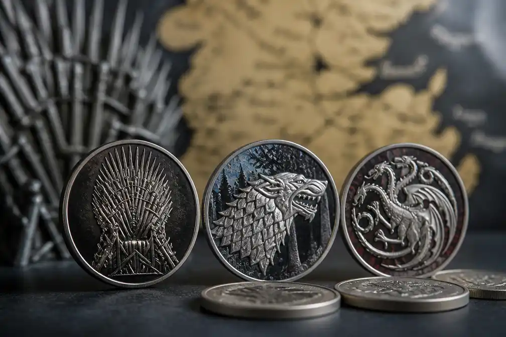 Royal Mint geeft speciale munten uit voor 15-jarig jubileum Game of Thrones