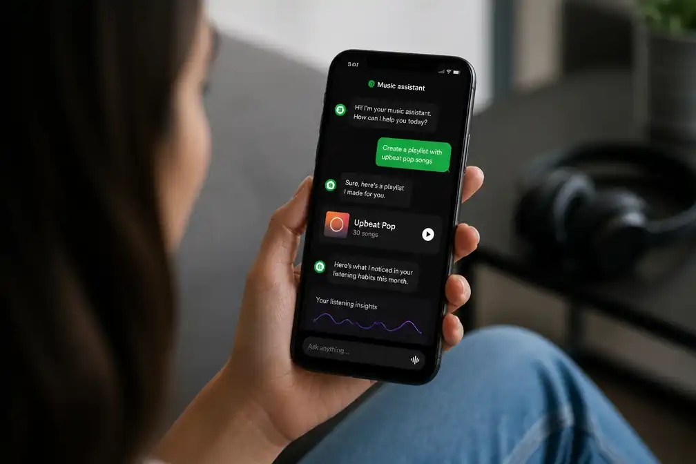 Spotify test AI-chatbot voor navigatie en afspeellijsten