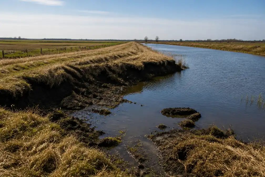 Nederland opnieuw risico op dijkdoorbraak na veendijkbreuk in 2003