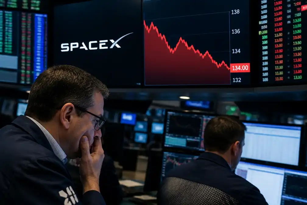 SpaceX-aandelen dalen voor het eerst onder IPO-prijs sinds beursgang