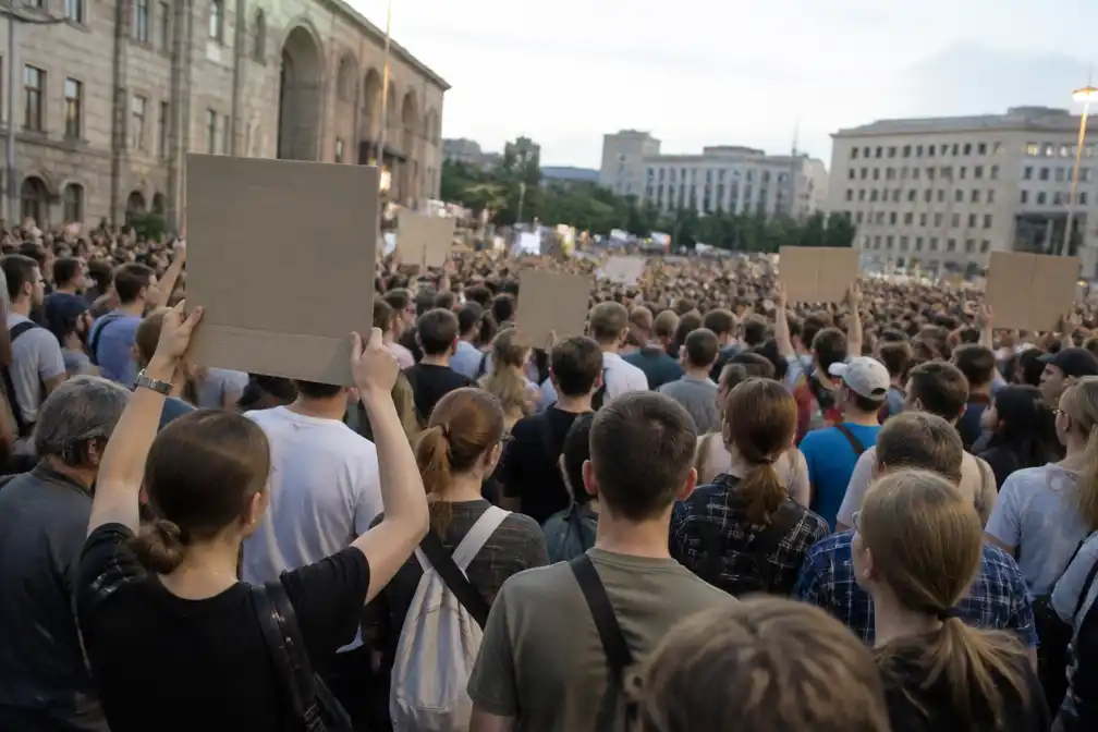 Massale protesten in Oekraïne tegen ontslag van minister van Defensie Fedorov door Zelensky