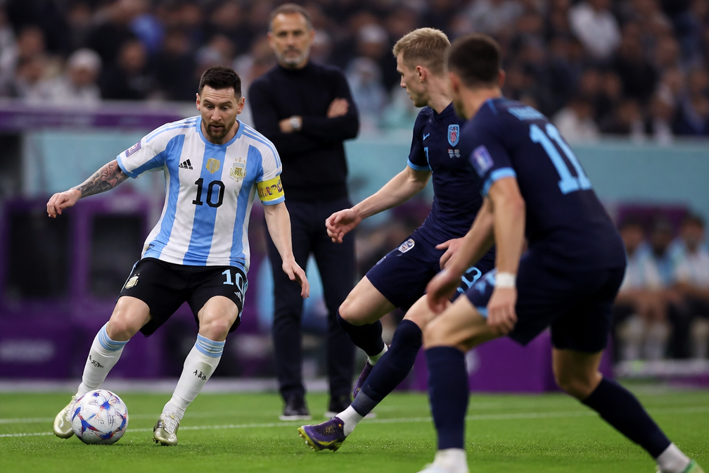 Messi doorbreekt Engelse tactiek met subtiele verschuiving in WK-wedstrijd