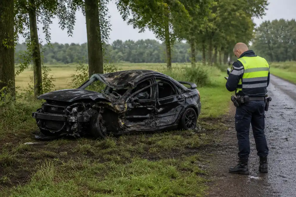 Politie staakt onderzoek naar dodelijk ongeval Heibloem met vier doden