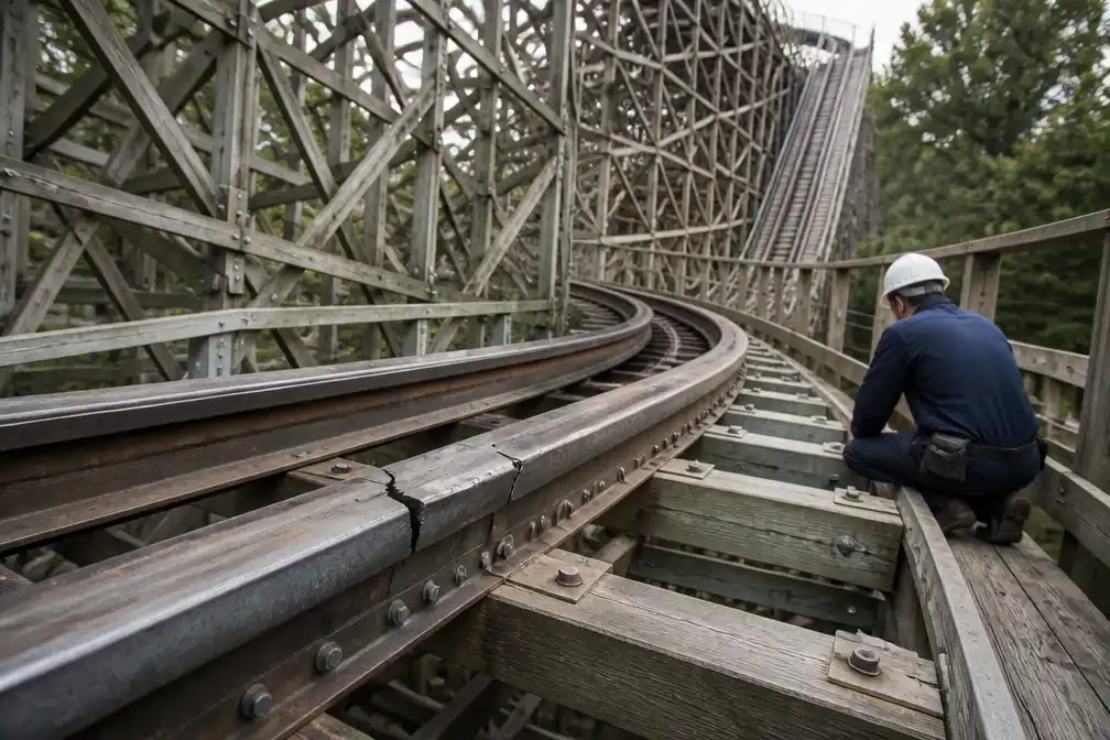 Scheuren in stalen rails dwingen Efteling-achtbaan Joris en de Draak tot halve capaciteit