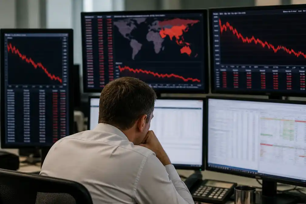 AEX opent naar verwachting lager na verliezen in Azië en VS