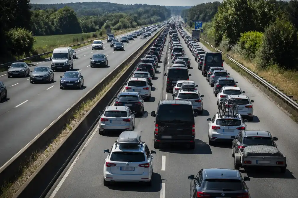 Code rood voor verkeersdrukte in Europa dit weekend; VAB raadt vertrek op zaterdag af