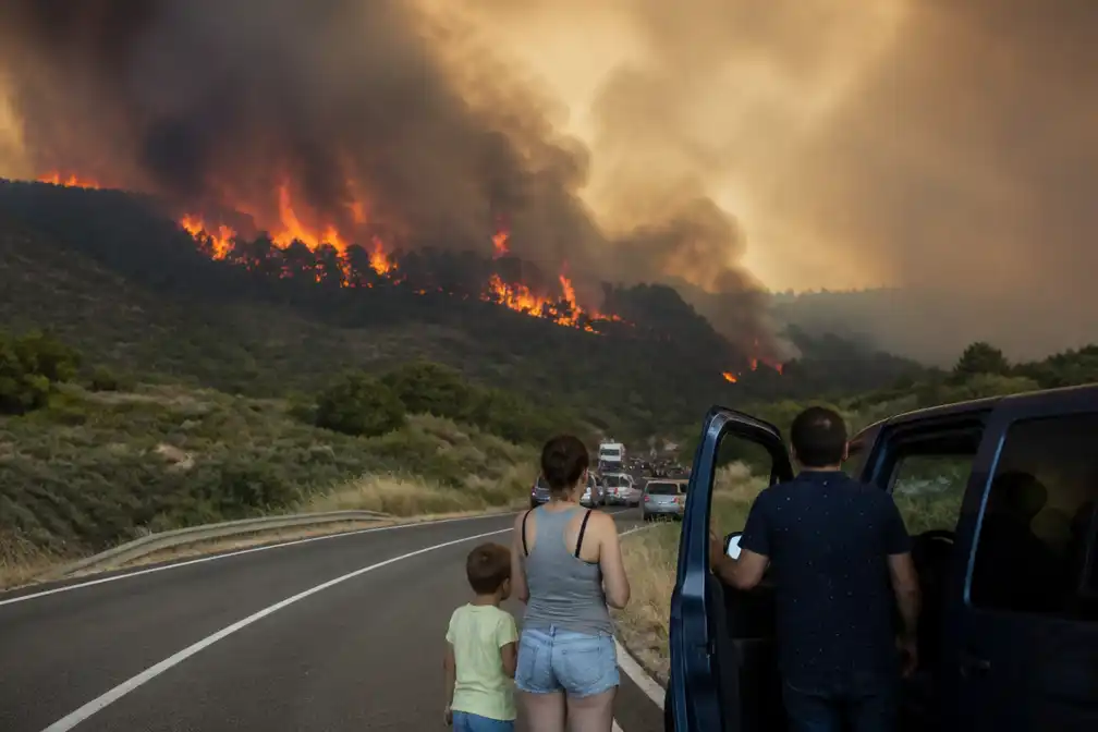 Natuurbranden woeden in Spanje en Frankrijk door extreme hitte