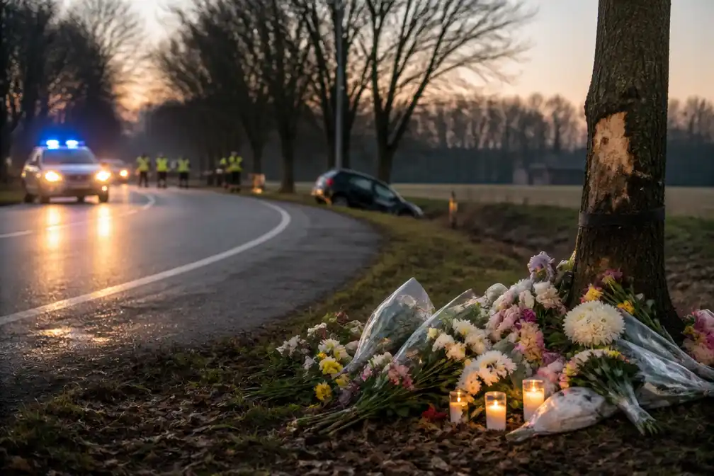 Twee jonge slachtoffers bij dodelijk ongeluk Den Ham, ’verraderlijke bocht’