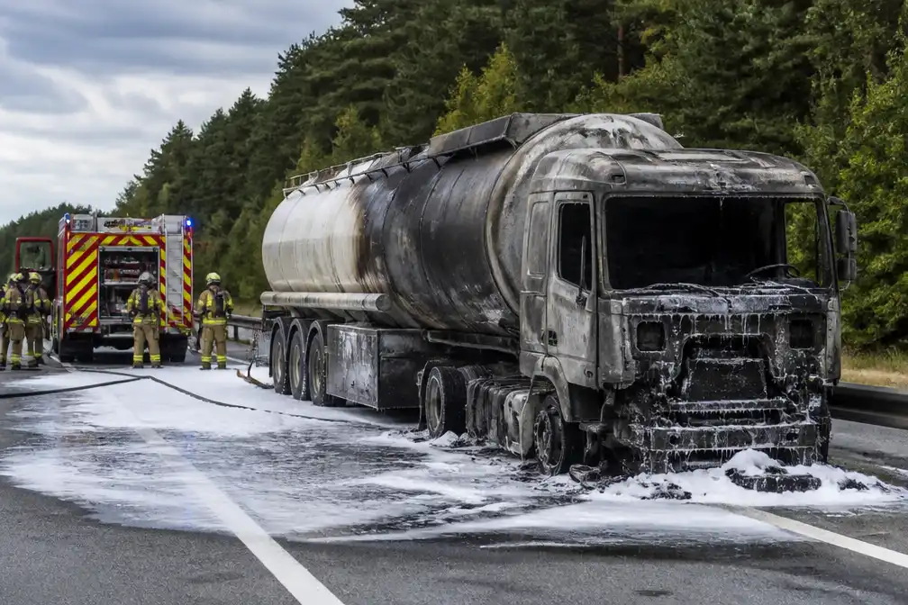 Tankwagenbrand op N74 bij Hechtel-Eksel, één rijstrook weer vrij