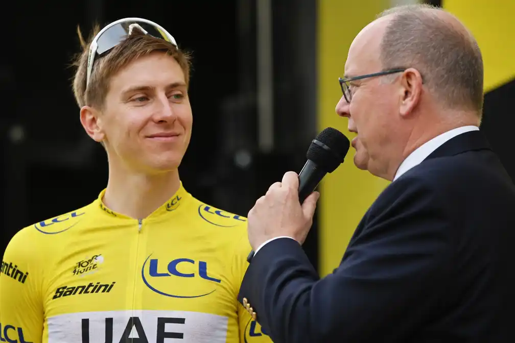 Prins Albert II: Pogacar start in Vuelta; Sloveen bevestigt 'grote kans'