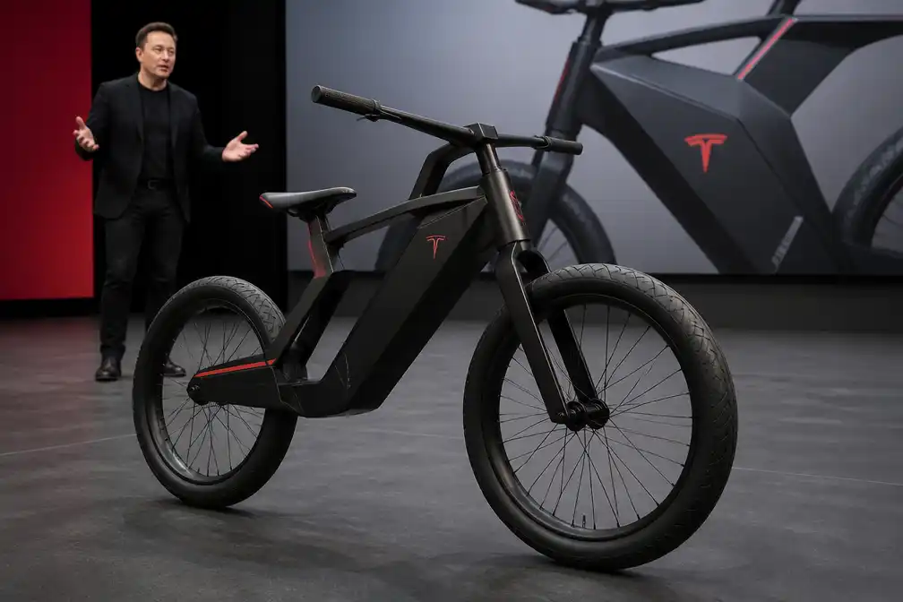Tesla lanceert eerste fiets, maar het is niet de e-bike waar fans op hoopten