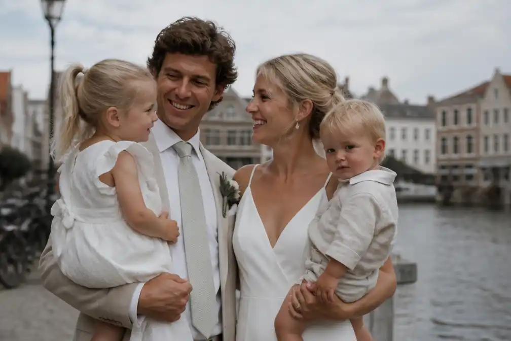 Robin Keyaert getrouwd met partner Jade in Gent
