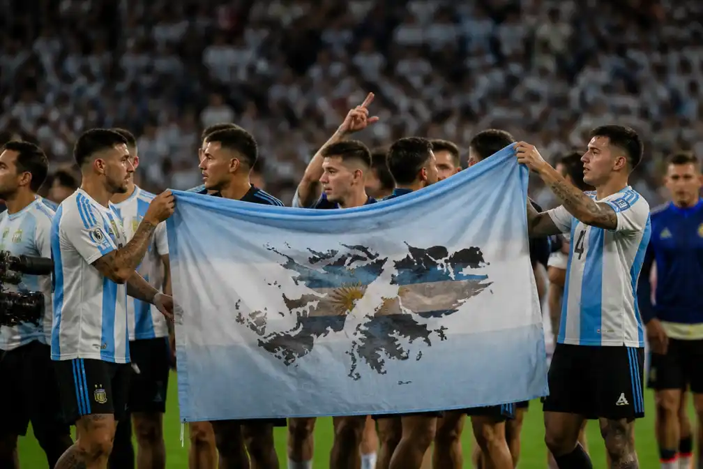 Witte Huis verdedigt Argentijnse spelers om Falkland-spandoek na WK-halve finale