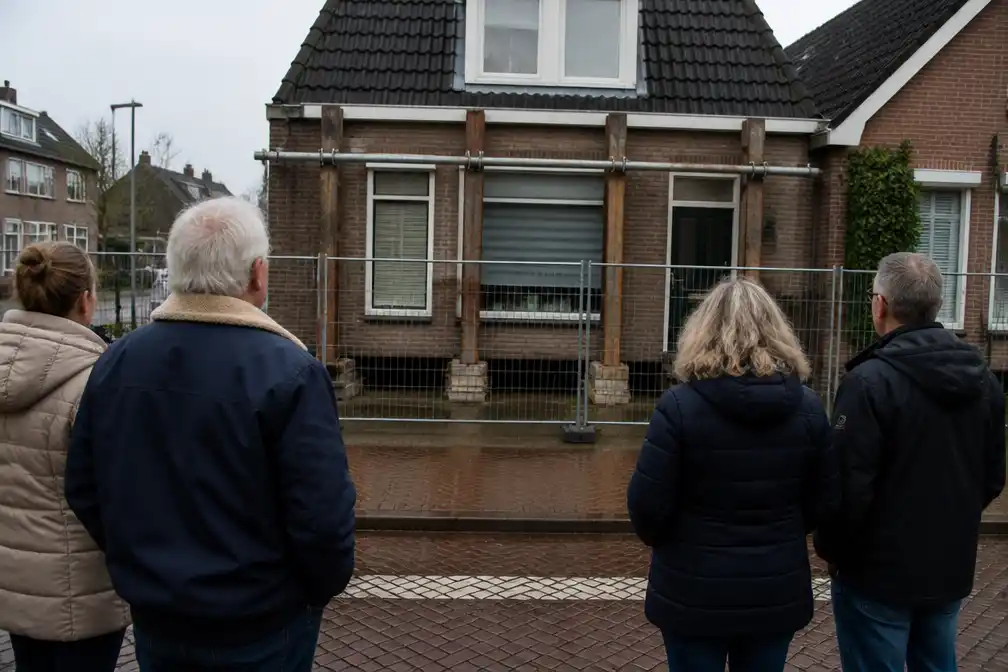 Huis in Wilnis zakt 51 cm weg, bewoners vrezen instorten