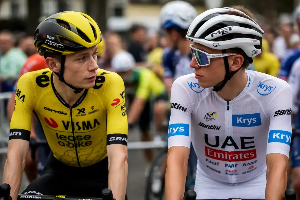 Vingegaard kiest voor verdedigen in bergrit Tour ondanks achterstand