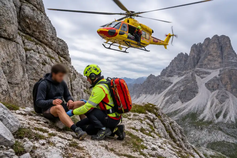 Belgische wandelaar (21) met helikopter gered na paniekaanval in Dolomieten