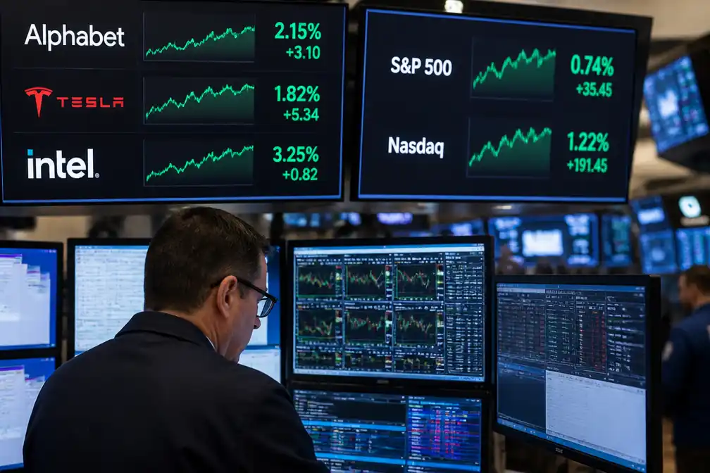 Wall Street hoger geopend dankzij chipbedrijven, oog op cijfers techreuzen