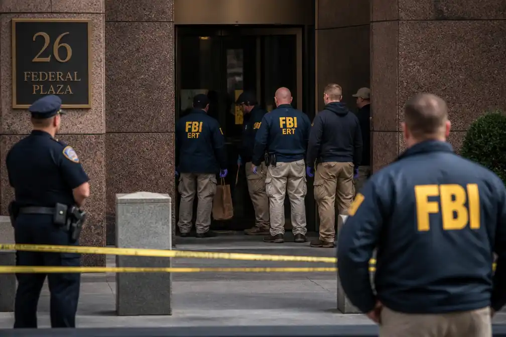 Man laat brandgevaarlijk toestel ontploffen bij federaal gebouw in Manhattan; FBI start terreuronderzoek