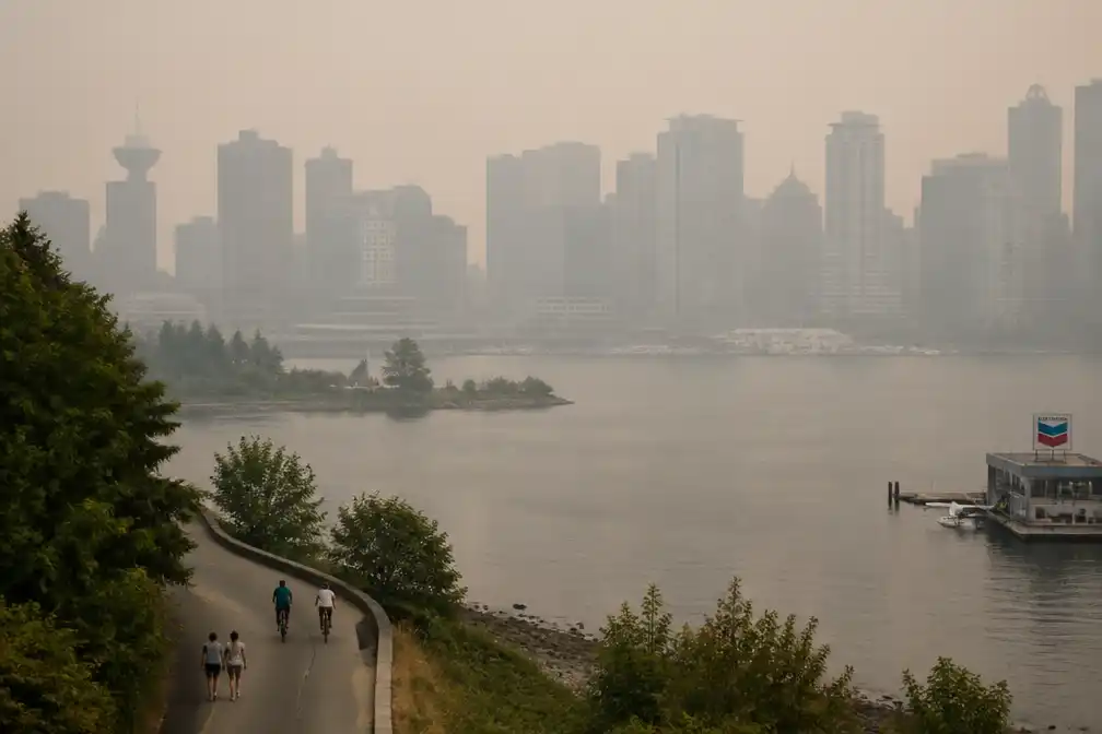 Canada geeft luchtkwaliteitswaarschuwingen vanwege Amerikaanse rook die grens overtrekt te midden van tarievenruzie