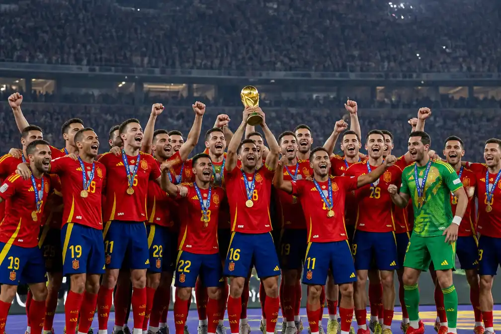 Spanje wint WK, maar spelers dragen geen nationale vlag, vragen over eenheid