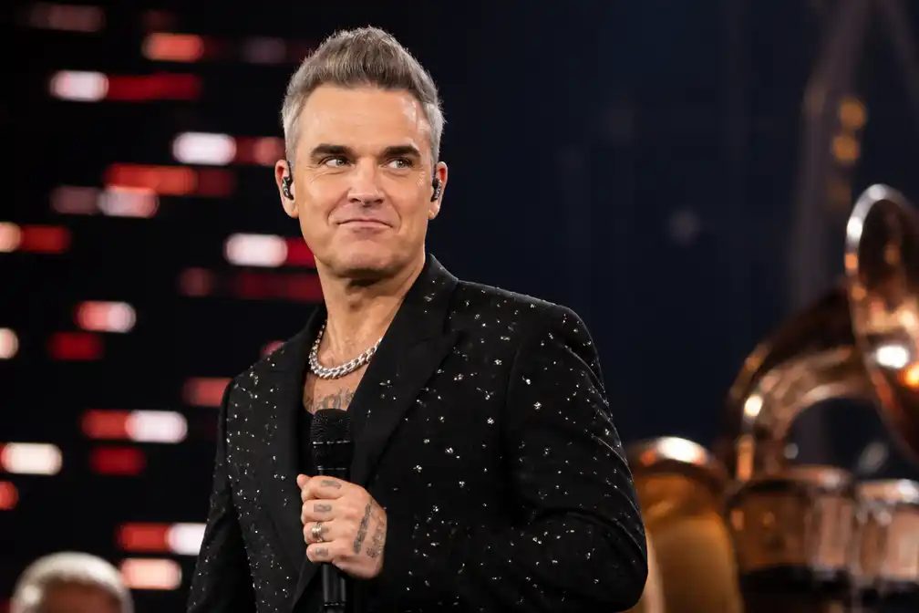 Robbie Williams verklaart blunder op Duitse tv: het was een pepermuntje