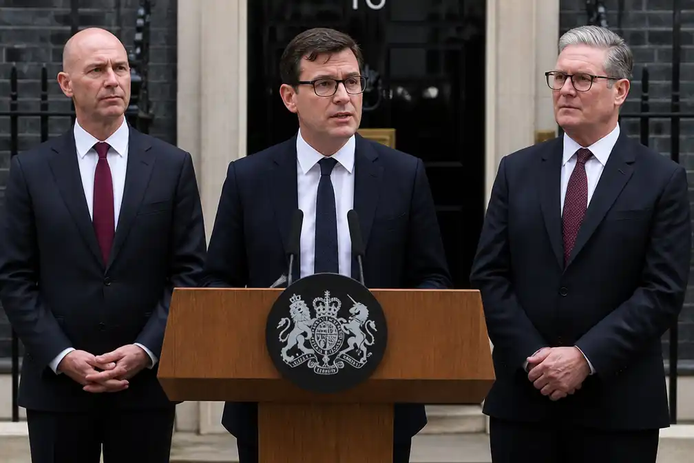 Andy Burnham wordt premier van het VK, benoemt John Healey tot kanselier