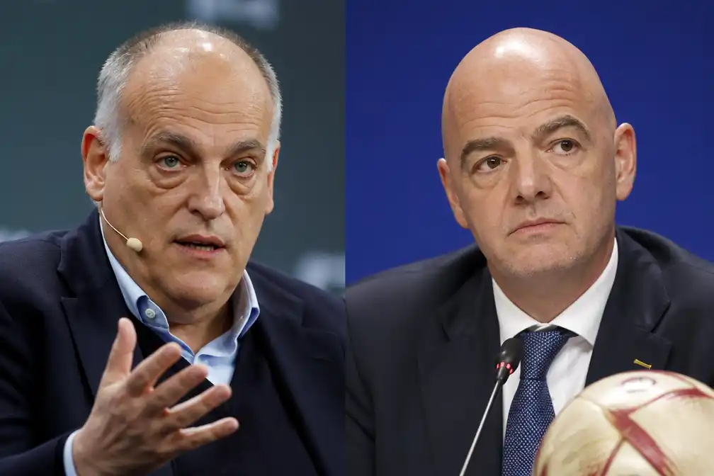 Voorzitter La Liga roept op tot aftreden Infantino: 'Fifa vernietigt voetbal'