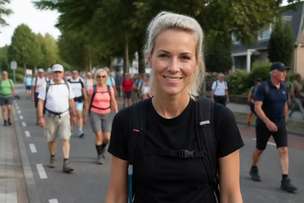 Dionne Stax voltooit eerste dag Nijmeegse Vierdaagse