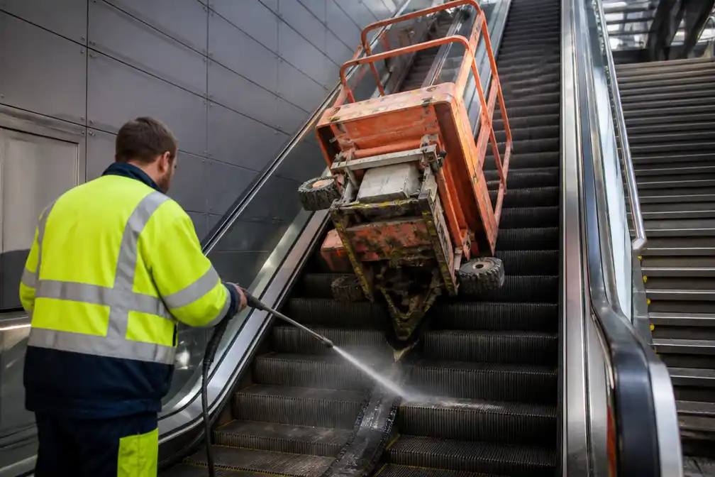Vandalisme tijdens Koningsnacht legt roltrap Gronings station half jaar stil, 250.000 euro schade