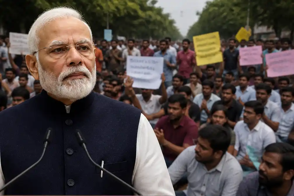 Indiase premier Modi belooft strenge straffen voor examenfraude te midden van protesten