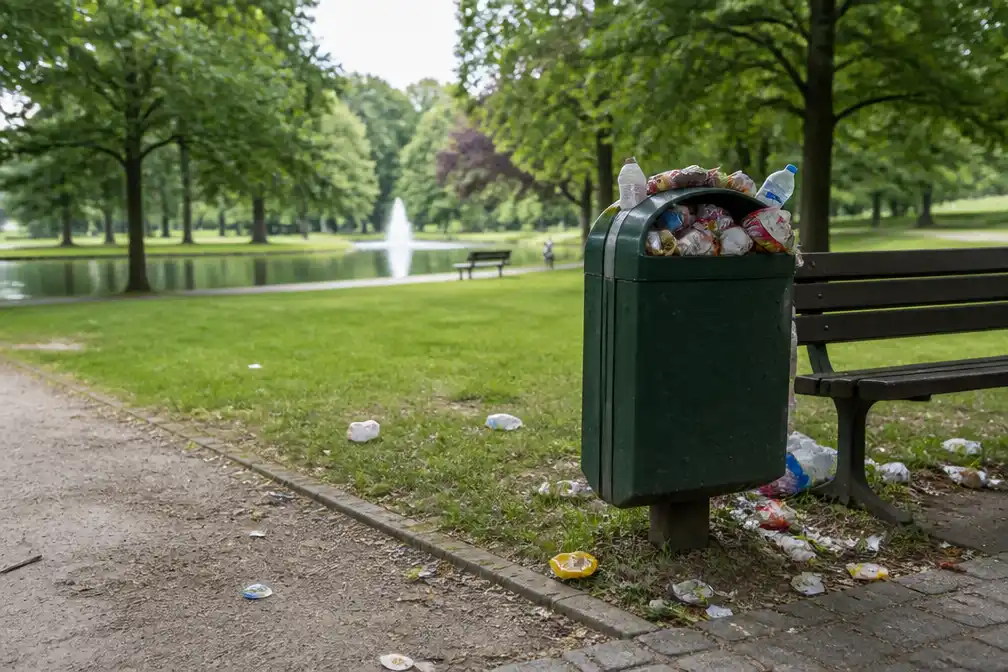 Brasschaat ledigt vuilnisbakken vaker om zwerfvuil tegen te gaan