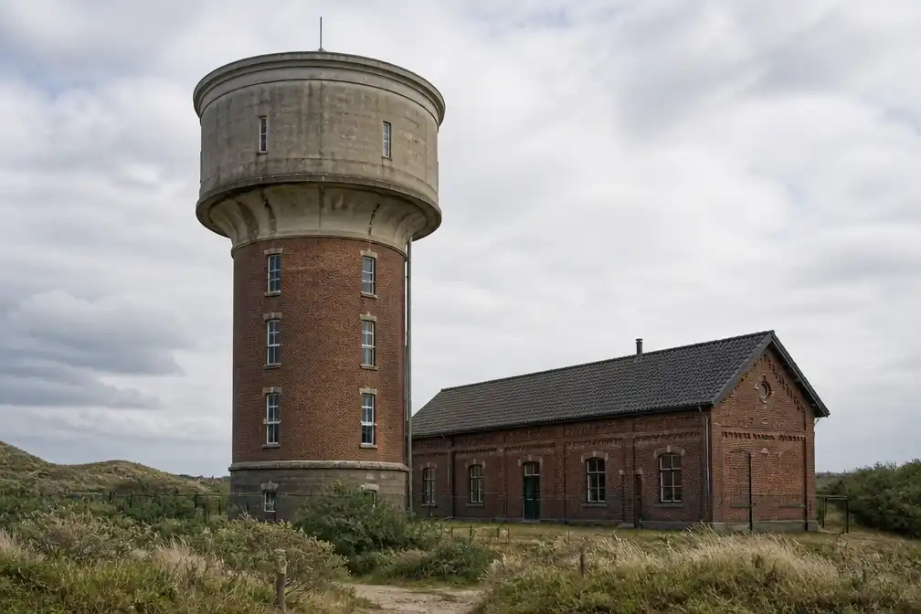 Historische watertoren en pomphuis in Wenduine worden uitkijkpunt en toeristische site