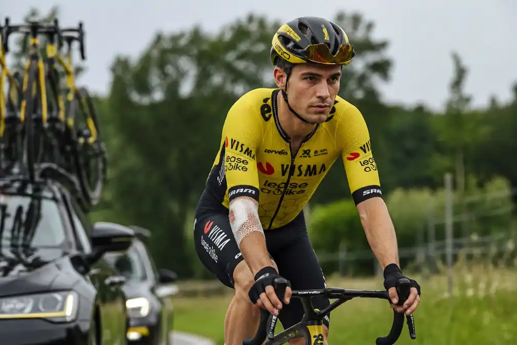 Wout van Aert hervat woensdag in Ronde van Denemarken na elleboogblessure