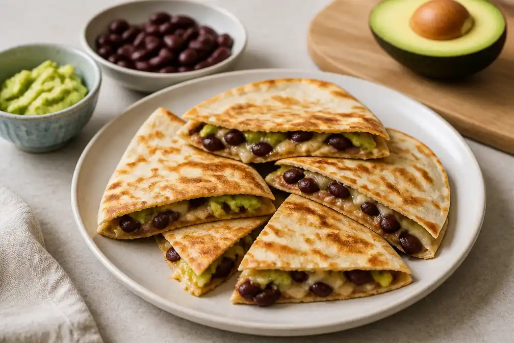 Regionale Nederlandse kranten publiceren vegetarisch quesadilla recept