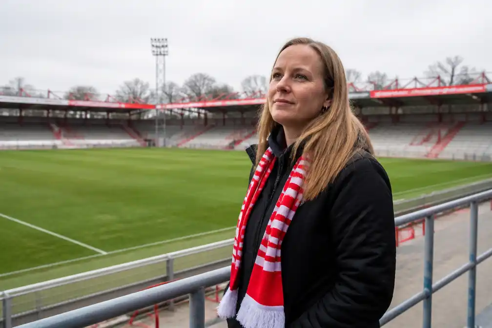 Marieke Broekmeulen uit Sint-Oedenrode voorzitter van Union Berlin-fanclub